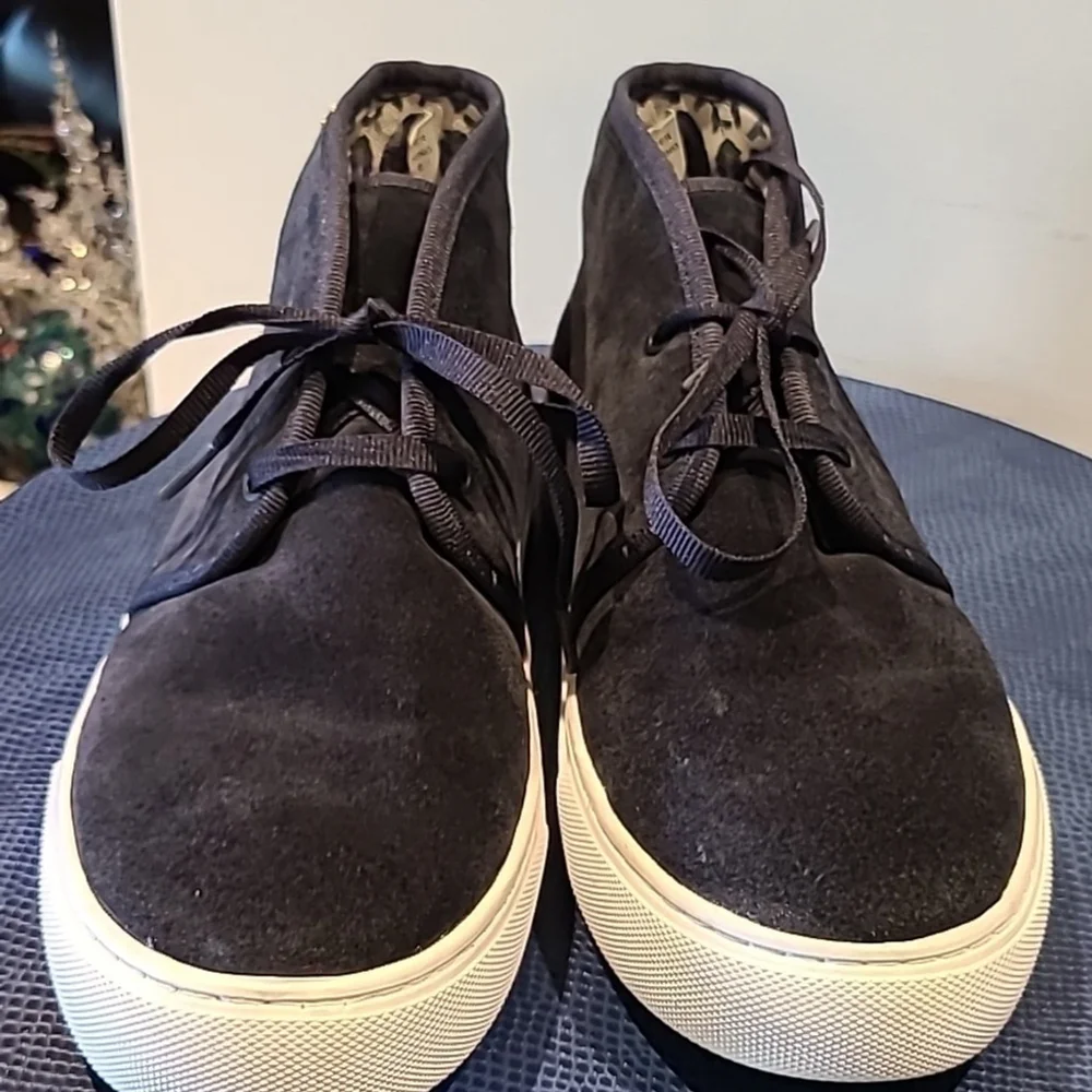Tory Burch blue suede 